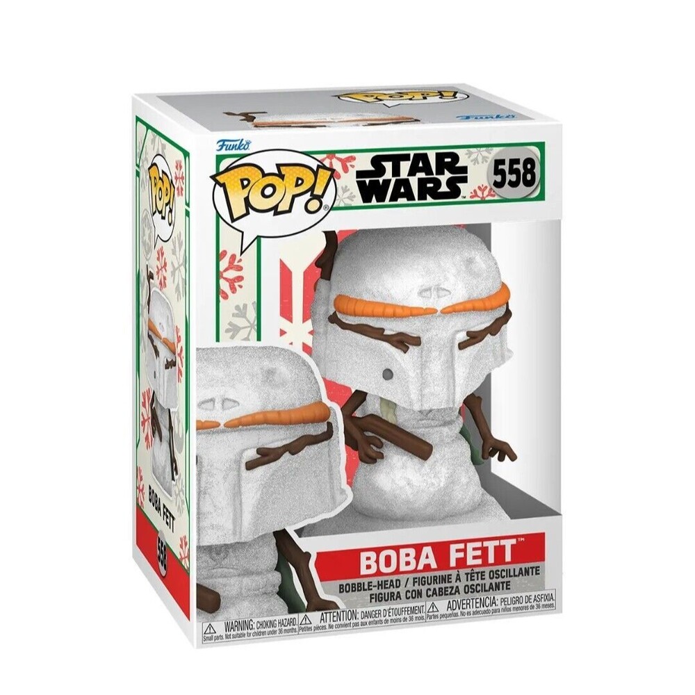 Funko Pop! Star Wars Boba Fett Snowman Disney Holiday 2022  Pop 558